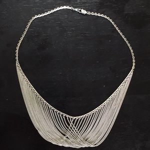Vintage silver necklace, 925